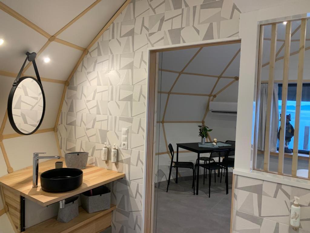 Отель Glamping Do Mar Байона Экстерьер фото